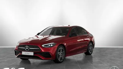 Gebraucht Mercedes C200 AMG 204 PS (150 kW) 2023 Manufaktur exklusiv hyazinthrot metallic Limousine