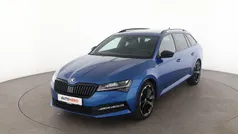 Blau Gebraucht 2021 Skoda Superb SportLine Kombi | 26.490 € (Guter Preis)