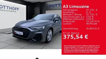 Gebraucht Audi A3 S-Line 150 PS (110 kW) 2025 Grau Limousine