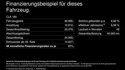 Gebraucht Mercedes CLA180 136 PS (100 kW) 2024 Limousine