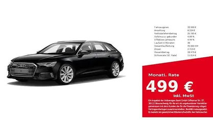 Schwarz Gebraucht 2020 Audi A6 Design Kombi | 33.990 € (Fairer Preis)
