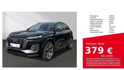 Mythosschwarz Gebraucht 2025 Audi Q6 e-tron S-Line SUV | 73.880 € (Fairer Preis)