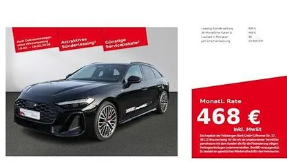 Mythosschwarz Gebraucht 2025 Audi A5 Sport Kombi | 54.880 € (Fairer Preis)