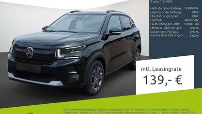 Perlaneraschwarz Gebraucht 2025 Citroën C3 Limousine | 18.990 € (Fairer Preis)