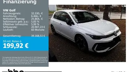 Gebraucht VW Golf VIII R-line 150 PS (110 kW) 2025 Weiß Limousine