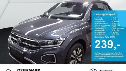 Rauchgrau Gebraucht 2025 VW T-Roc Cabriolet Goal Cabrio | 25.675 € (Superpreis)
