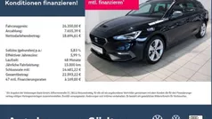 Mitternachtsschwarz Gebraucht 2024 Seat Leon ST FR-Line Kombi | 26.350 € (Guter Preis)