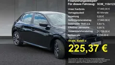 Schwarz Gebraucht 2023 Peugeot 208 Active Kleinwagen | 17.840 € (Fairer Preis)