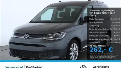 Begagnad VW Caddy Style 122 HK (89 kW) 2023 Grå Minibuss