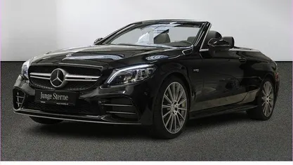 Lack obsidianschwarz Gebraucht 2023 Mercedes C43 AMG AMG Cabrio | 59.970 € (Etwas zu teuer)