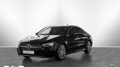 Metalliclack kosmosschwarz Gebraucht 2024 Mercedes CLA200 AMG Coupé | 36.490 € (Fairer Preis)