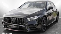 Metalliclack kosmosschwarz Gebraucht 2019 Mercedes A250 AMG Limousine | 26.477 € (Fairer Preis)