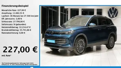 Gebraucht VW Tiguan Elegance 204 PS (150 kW) 2025 Nightshade blue metallic SUV