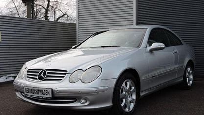Käytetty Mercedes CLK320 Elegance 218 HP (160 kW) 2003 Hopea Coupe - kaksiovinen