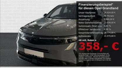 Usado Opel Grandland X 145 HP (106 kW) 2025 Cinzento SUV