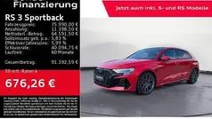 Rot Neu 2025 Audi RS3 Sportback Comfort Kleinwagen | 69.990 € (Superpreis)