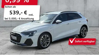 Gebraucht Audi A3 S-Line 204 PS (150 kW) 2025 Gletscherweiß metallic Limousine