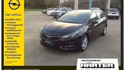 Gebraucht Opel Astra Edition 110 PS (80 kW) 2021 Schwarz (onyxschwarz) Kombi
