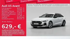 Gletscherweiß metallic Gebraucht 2025 Audi A5 S-Line Coupé | 48.879 € (Superpreis)
