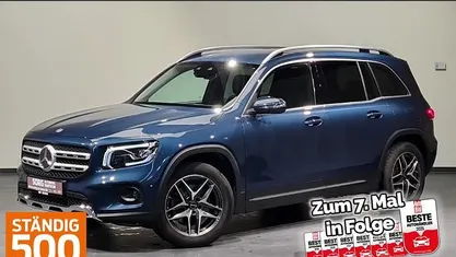 Blau, denimblau metallic Gebraucht 2022 Mercedes GLB200 Progressive SUV | 33.890 € (Fairer Preis)