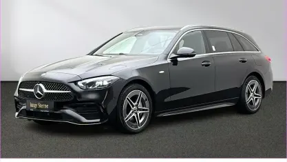 Brugt Mercedes C300e AMG 313 HK (230 kW) 2025 Sort Stationcar
