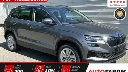 Neu Skoda Karoq Selection 150 PS (110 kW) 2025 Graphitegrau metallic SUV