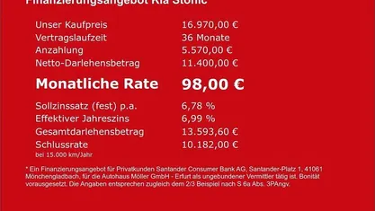 Gebraucht Kia Stonic Vision 84 PS (61 kW) 2023 SUV