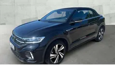 Schwarz Gebraucht 2022 VW T-Roc Cabriolet R-line Cabrio | 30.450 € (Fairer Preis)