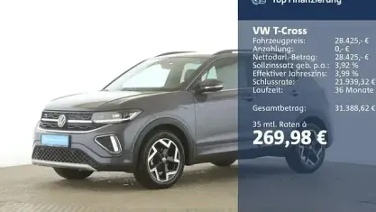 Usata VW T-Cross R-line 150 CV (110 kW) 2025 Grigio SUV