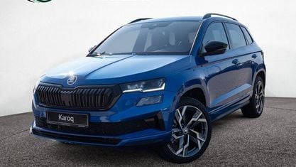 Gebraucht Skoda Karoq SportLine 190 PS (139 kW) 2025 Raceblau SUV