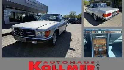 Używany Mercedes SL380 Classic 158 KM (116 kW) 1985 Srebrny Kabriolet