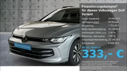 Gebraucht VW Golf VIII Goal 116 PS (85 kW) 2025 Silber Kombi