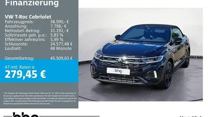 Gebraucht VW T-Roc Cabriolet R-line 150 PS (110 kW) 2025 Cabrio