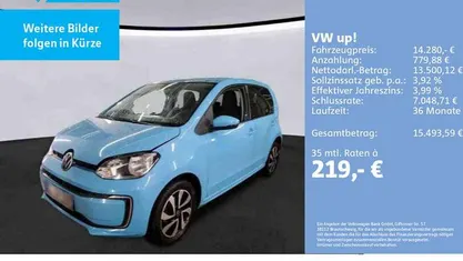 Gebraucht 2021 VW e-up! Active Kleinwagen | 14.280 € (Fairer Preis)
