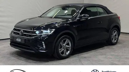 Gebraucht VW T-Roc Cabriolet R-line 150 PS (110 kW) 2022 Schwarz, Cabrio