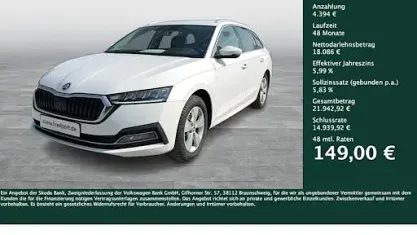Gebraucht Skoda Octavia Style 115 PS (84 kW) 2024 Weiß Kombi