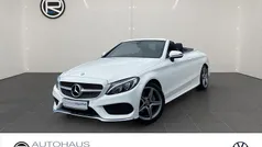 Weiß Gebraucht 2017 Mercedes C200 AMG line Cabrio | 23.980 € (Fairer Preis)