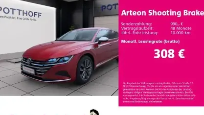 Gebraucht VW Arteon Elegance 190 PS (139 kW) 2022 Rot Limousine