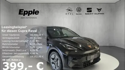 Neu Cupra Raval Endurance 155 kW (211 PS) 2026 Schwarz Limousine