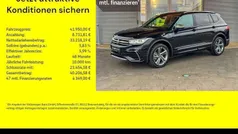 Schwarz (deep black perleffekt) Gebraucht 2024 VW Tiguan Allspace R-line SUV | 41.680 € (Guter Preis)