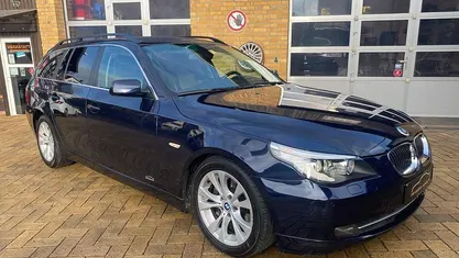 Blau Gebraucht 2008 BMW 525 Advantage Kombi | 7.490 € (Teuer)