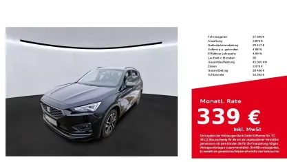 Brugt Seat Tarraco FR 245 HK (180 kW) 2021 Sort SUV