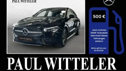 Gebraucht Mercedes CLA220 AMG line 190 PS (139 kW) 2022 Unilack nachtschwarz Limousine