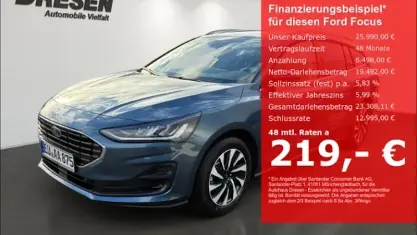 Gebraucht Ford Focus Titanium 125 PS (91 kW) 2025 Blau Kombi