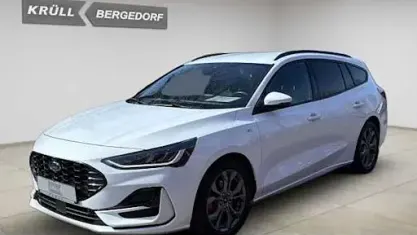 Gebraucht Ford Focus ST-Line 125 PS (91 kW) 2023 Weiß Kombi