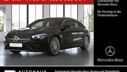 Gebraucht Mercedes CLA200 Shooting Brake AMG 163 PS (119 kW) 2021 Unilack nachtschwarz Kombi