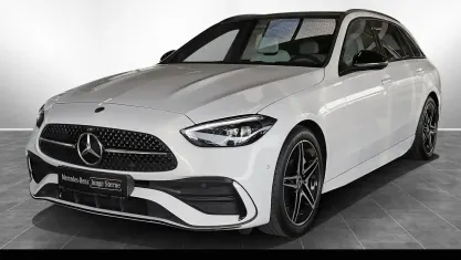 Gebraucht Mercedes C200 AMG 163 PS (119 kW) 2024 Unilack polarweiß Kombi