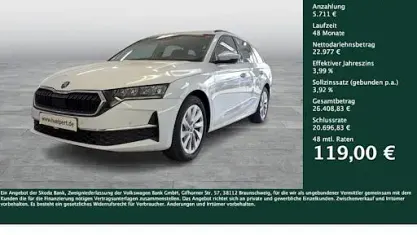 Brugt Skoda Octavia Selection 150 HK (110 kW) 2025 Hvid Stationcar