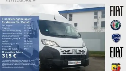 Usata Fiat Ducato 140 CV (102 kW) 2024 Bianco Furgone