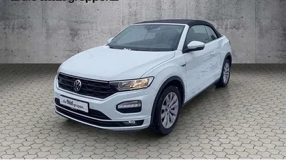 Pure white Gebraucht 2021 VW T-Roc Cabriolet R-line Cabrio | 22.980 € (Fairer Preis)
